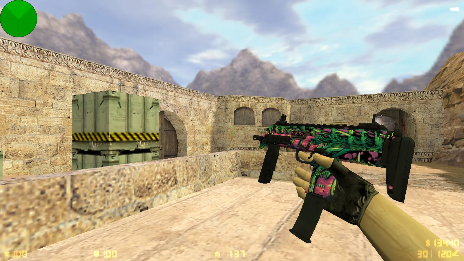 Скриншот  CS 1.6 от Малого: блогерская сборка с скинами, черным меню и оптимизированным config.cfg