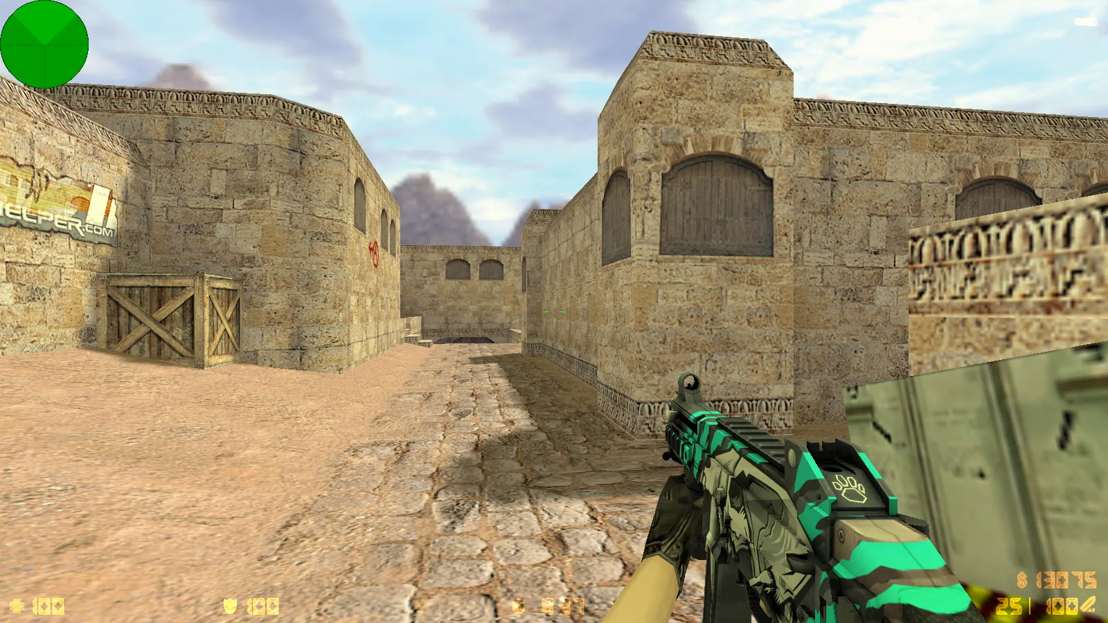 Скриншот  CS 1.6 от Малого: блогерская сборка с скинами, черным меню и оптимизированным config.cfg