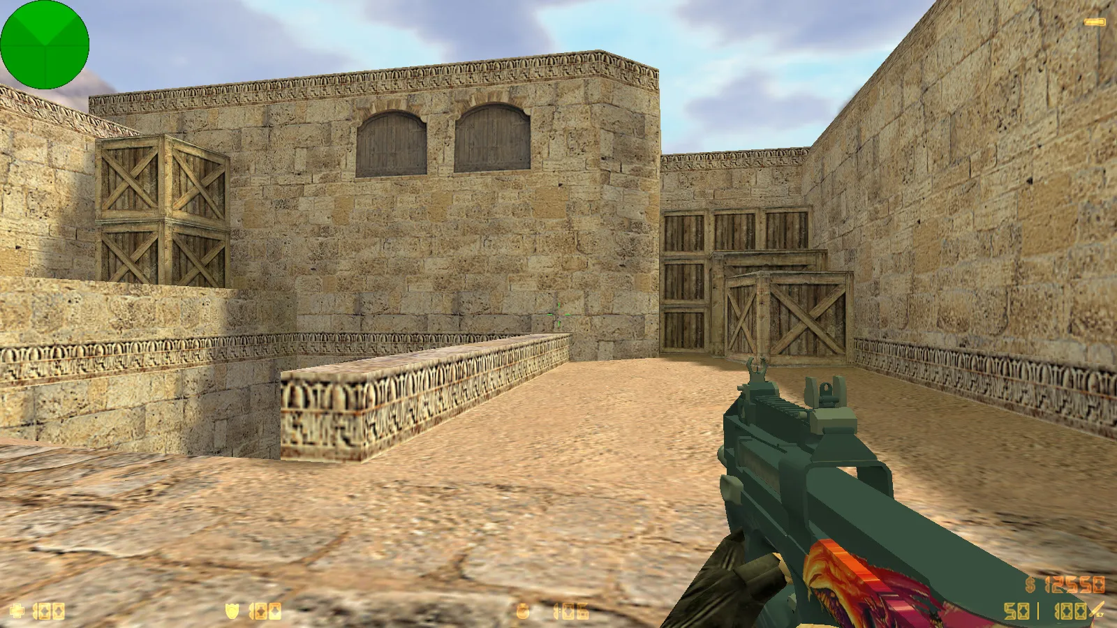 Скриншот  CS 1.6 от Малого: блогерская сборка с скинами, черным меню и оптимизированным config.cfg