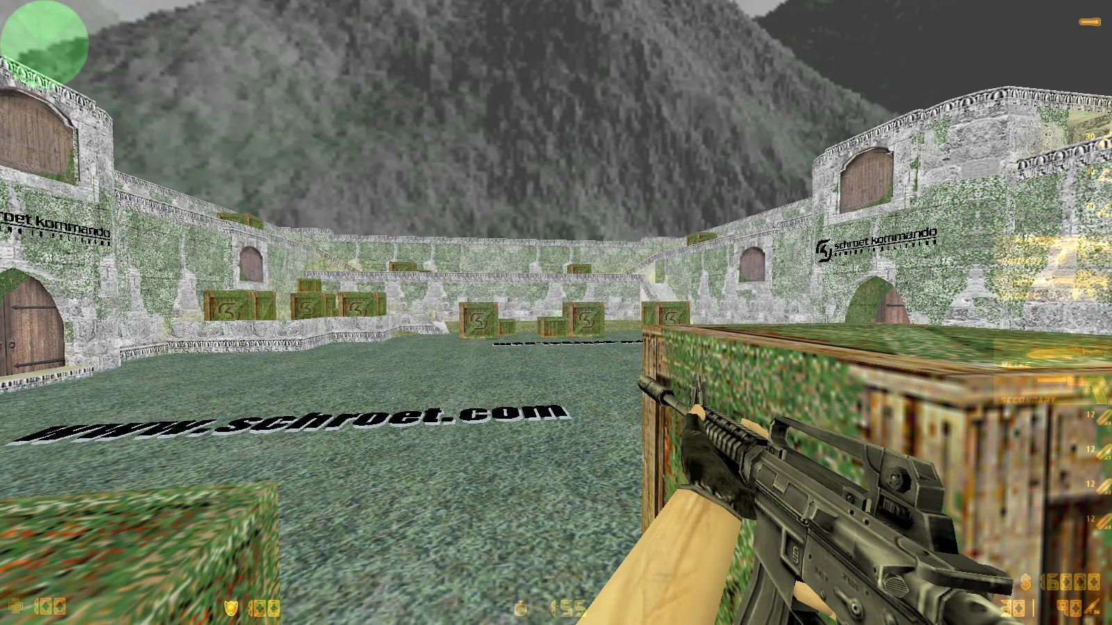 Скриншот CS 1.6 со всеми картами: тематические моды, боты, локалка и полный набор карт