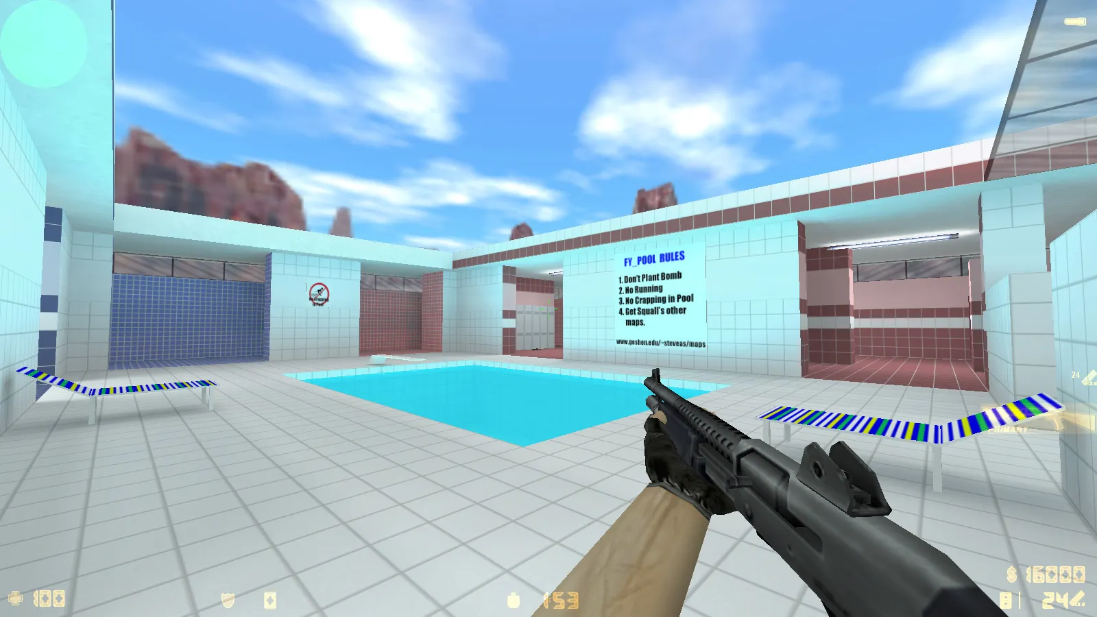 Скриншот  CS 1.6 со всеми картами: тематические моды, боты, локалка и полный набор карт