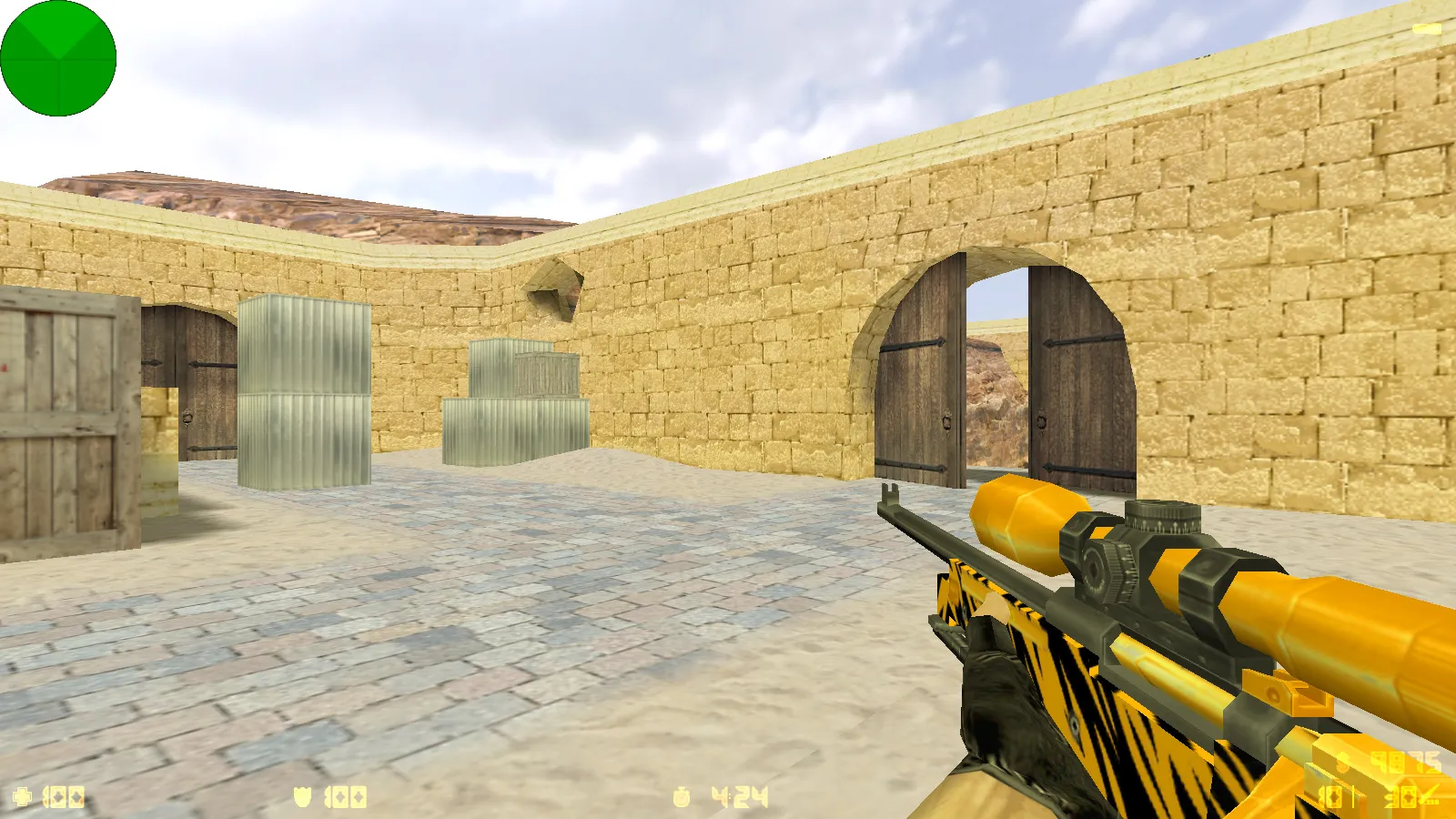 Скриншот  CS 1.6 от Максайда: блогерская сборка с 10 апгрейдами, скинами, красно-синими моделями, темным меню и оптимизированным конфигом