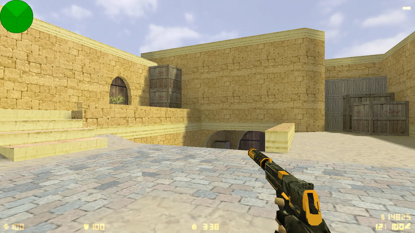 Скриншот  CS 1.6 от Максайда: блогерская сборка с 10 апгрейдами, скинами, красно-синими моделями, темным меню и оптимизированным конфигом