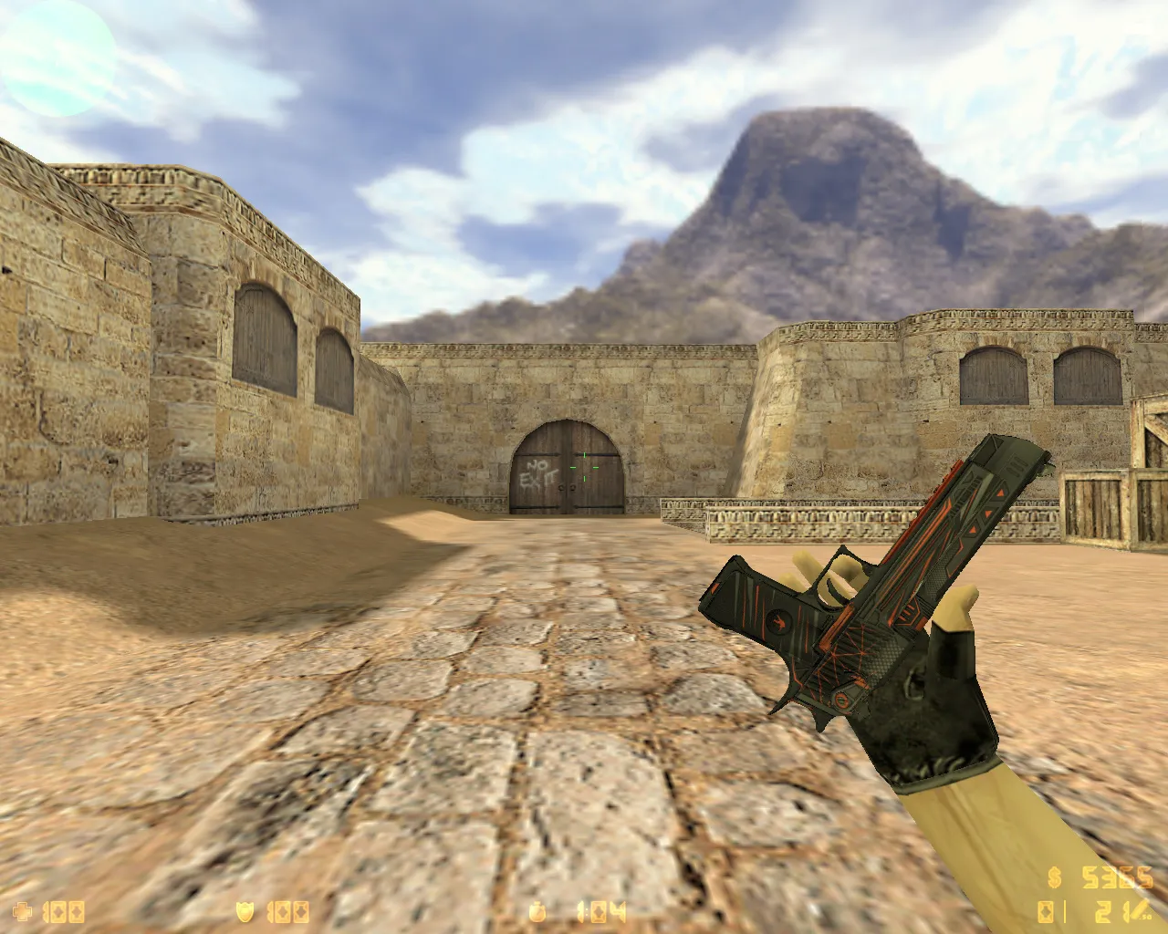 Скриншот  CS 1.6 от Макса Нормала — блогерская сборка: скины, темная тема меню, конфиг, музыка и звуки