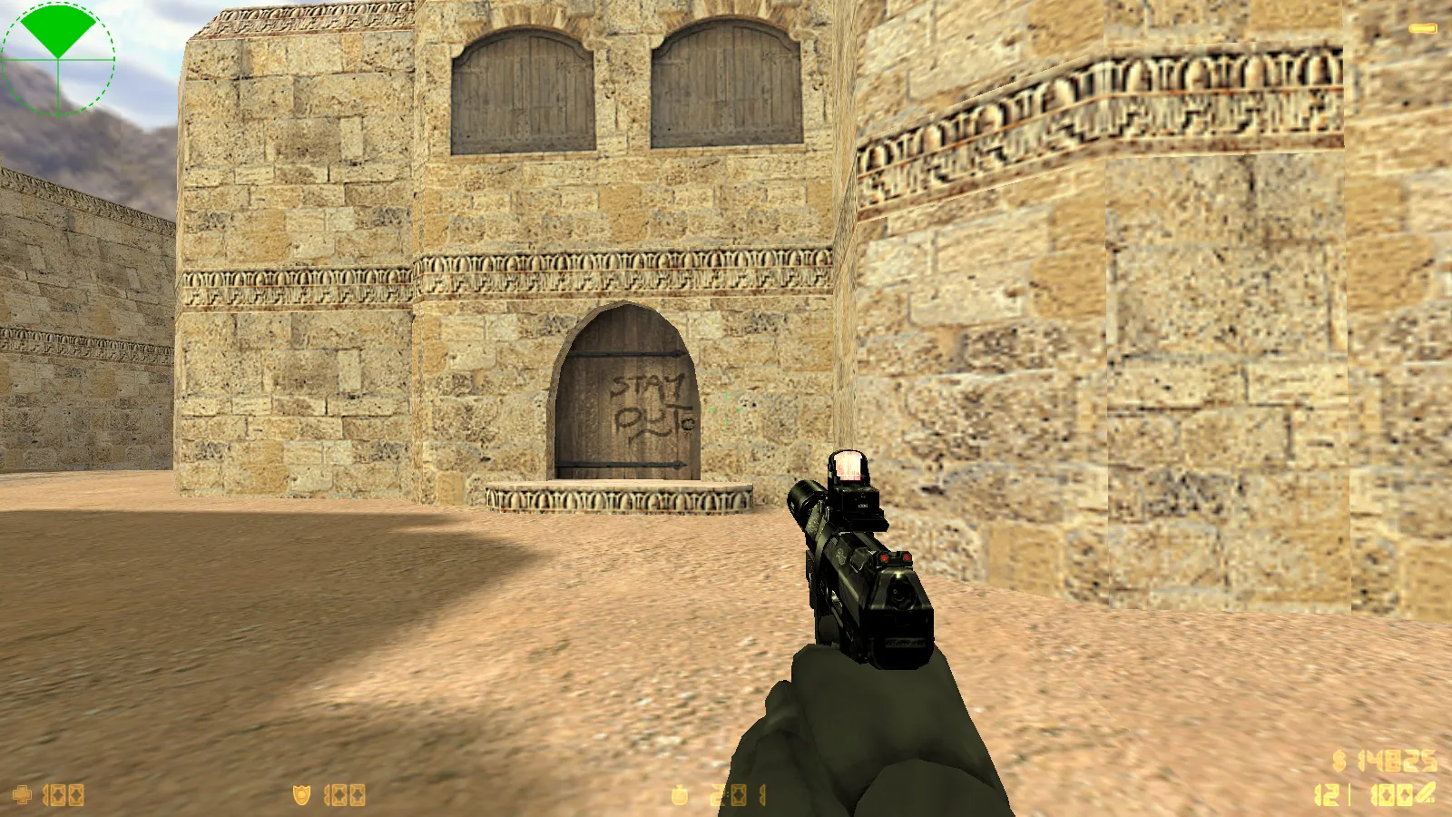 Скриншот  CS 1.6 Mayhem — сборка с 29 v_/p_/w_ оружием, черные рукава, перчатки и оптимизированный конфиг