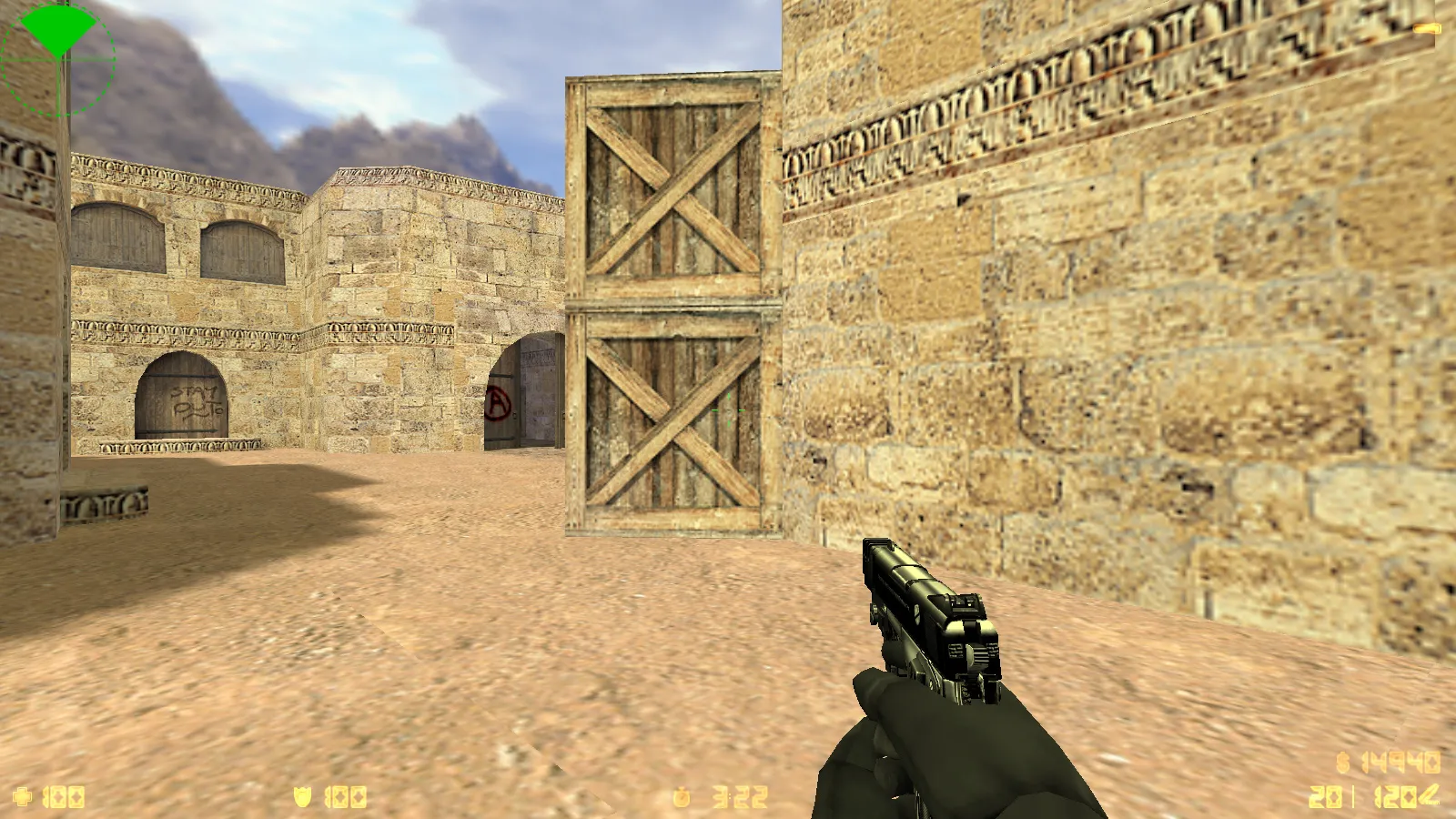 Скриншот  CS 1.6 Mayhem — сборка с 29 v_/p_/w_ оружием, черные рукава, перчатки и оптимизированный конфиг