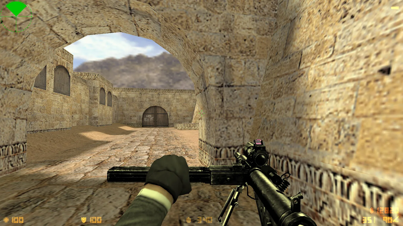 Скриншот  CS 1.6 Mayhem — сборка с 29 v_/p_/w_ оружием, черные рукава, перчатки и оптимизированный конфиг