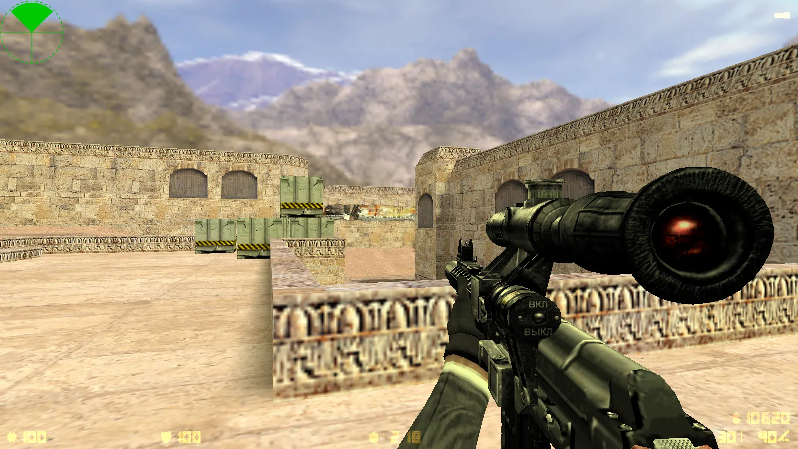 Скриншот  CS 1.6 Mayhem — сборка с 29 v_/p_/w_ оружием, черные рукава, перчатки и оптимизированный конфиг