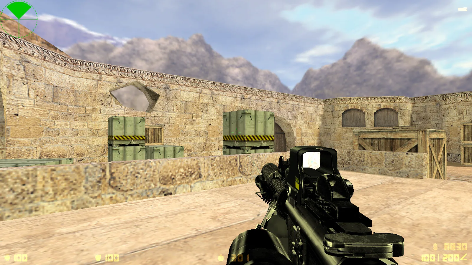 Скриншот  CS 1.6 Mayhem — сборка с 29 v_/p_/w_ оружием, черные рукава, перчатки и оптимизированный конфиг