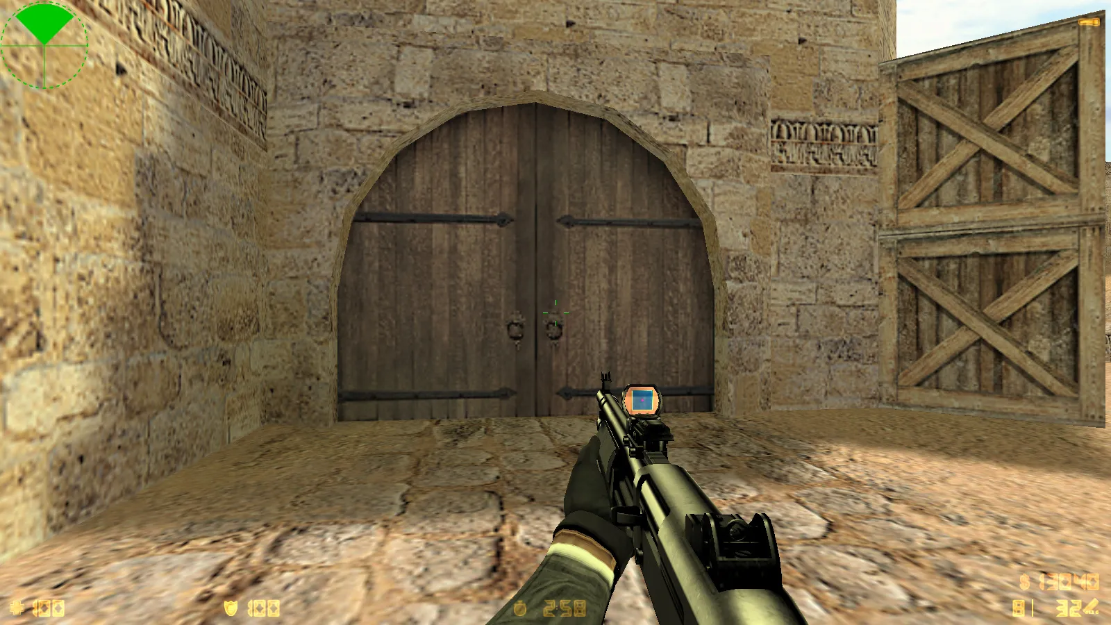 Скриншот  CS 1.6 Mayhem — сборка с 29 v_/p_/w_ оружием, черные рукава, перчатки и оптимизированный конфиг