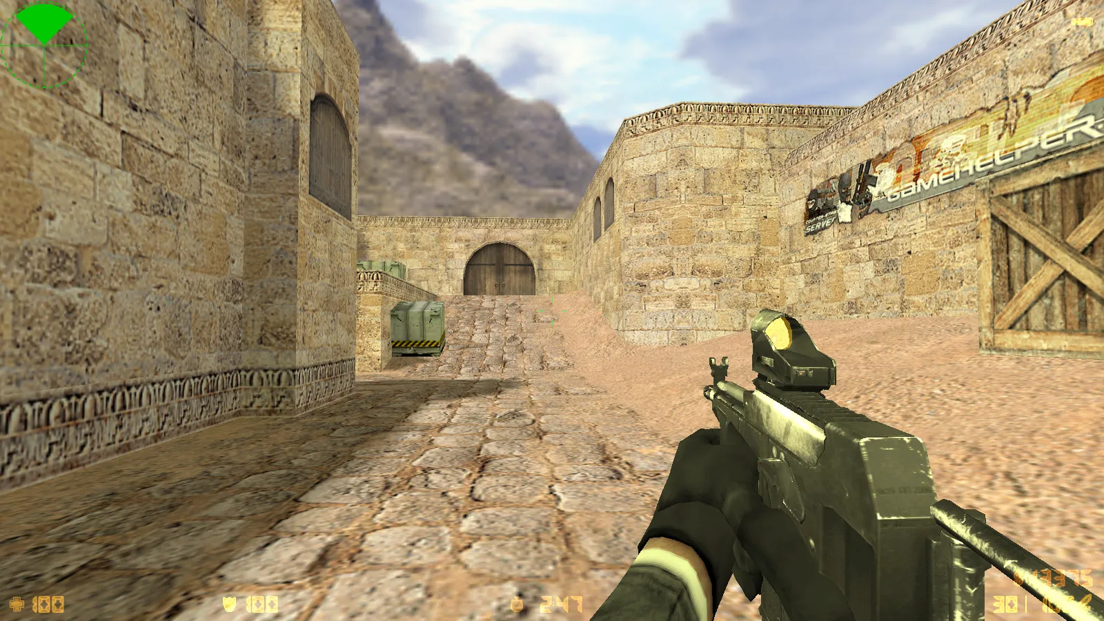 Скриншот  CS 1.6 Mayhem — сборка с 29 v_/p_/w_ оружием, черные рукава, перчатки и оптимизированный конфиг