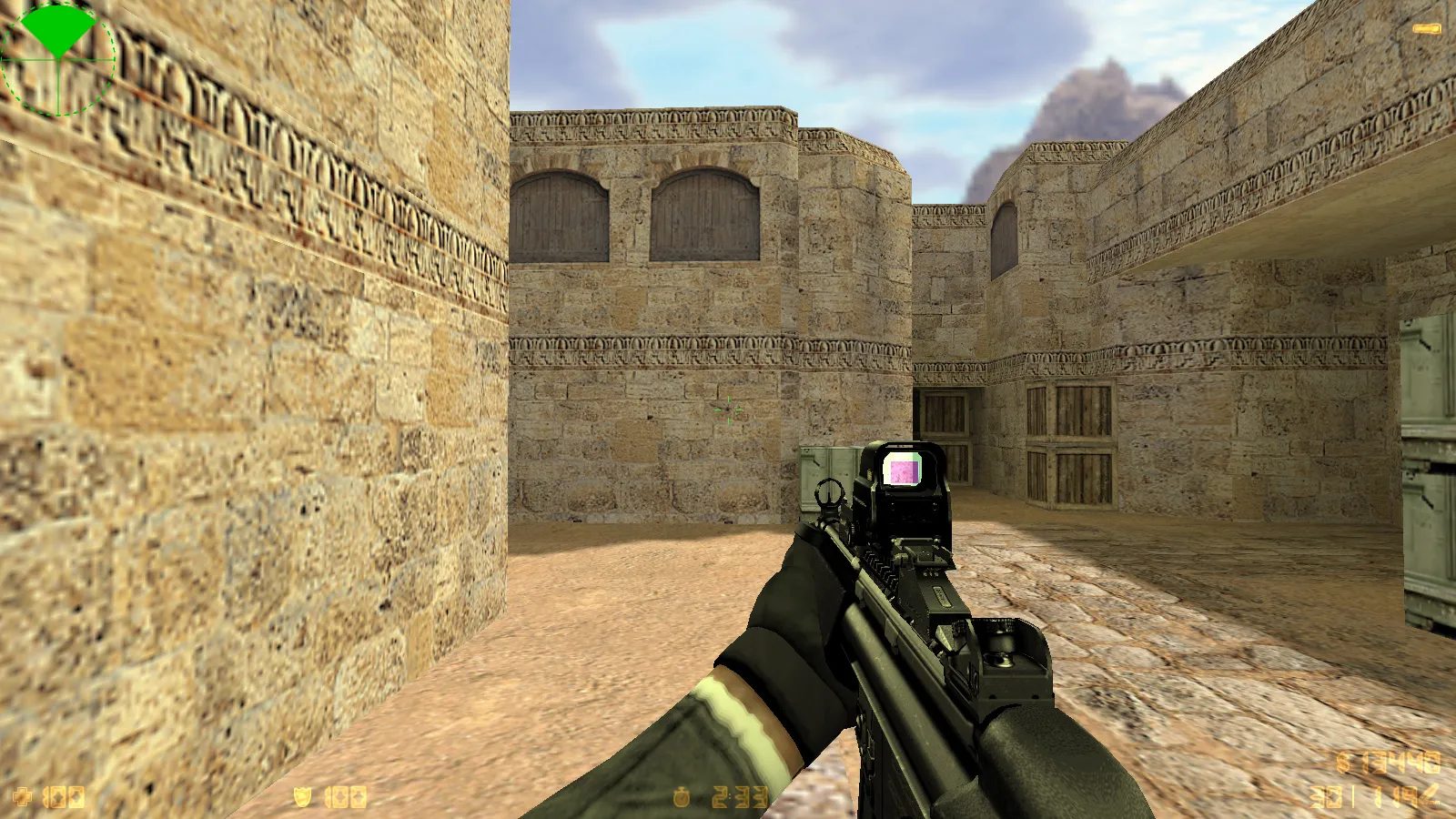 Скриншот  CS 1.6 Mayhem — сборка с 29 v_/p_/w_ оружием, черные рукава, перчатки и оптимизированный конфиг