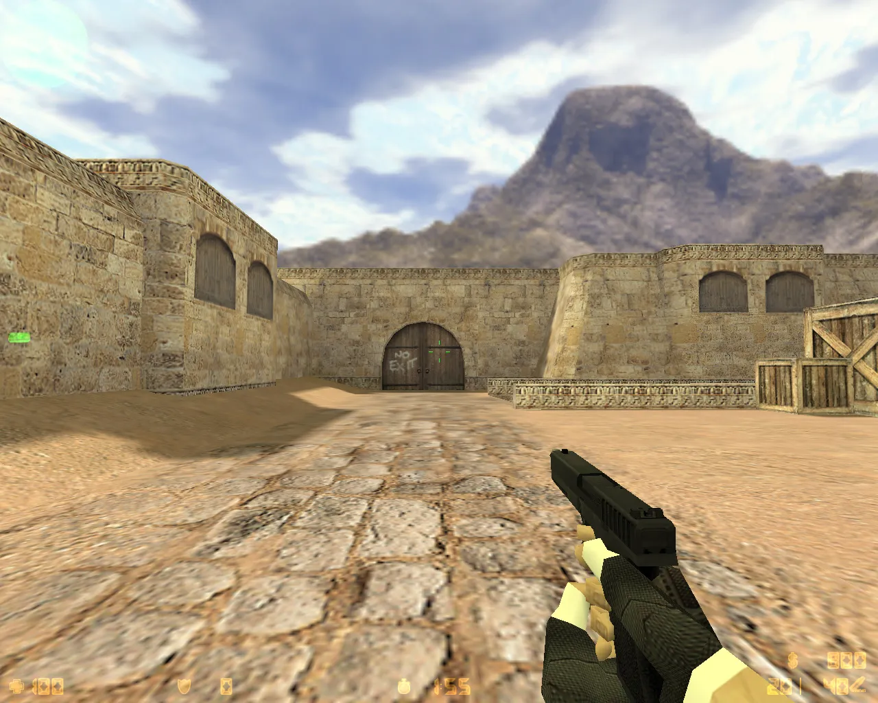 Скриншот  CS 1.6 Медведи: сборка с 27 черными моделями оружия, Heavy с головой медведя, темной темой меню и оптимизированным конфигом