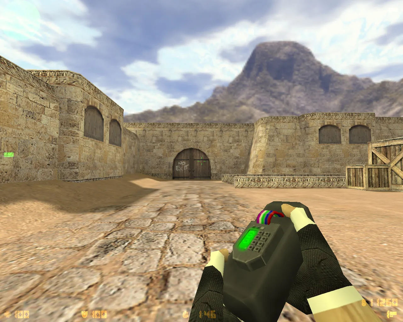 Скриншот  CS 1.6 Медведи: сборка с 27 черными моделями оружия, Heavy с головой медведя, темной темой меню и оптимизированным конфигом