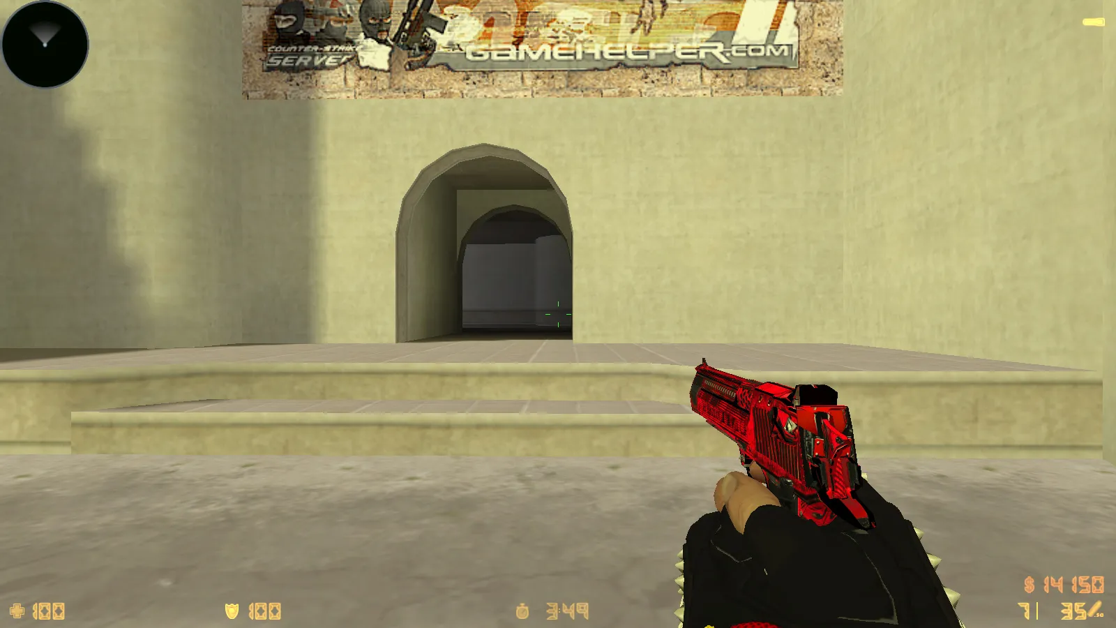 Скриншот  CS 1.6 MegaFrag — сборка с 30 скинами, темной темой меню, звуками и оптимизированным конфигом