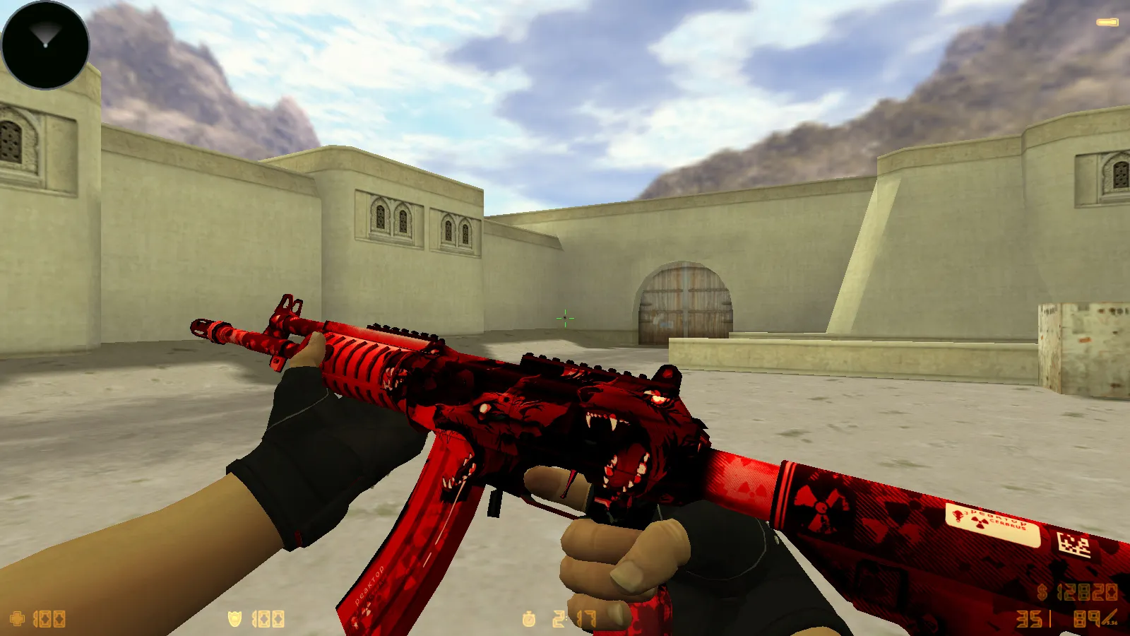 Скриншот  CS 1.6 MegaFrag — сборка с 30 скинами, темной темой меню, звуками и оптимизированным конфигом