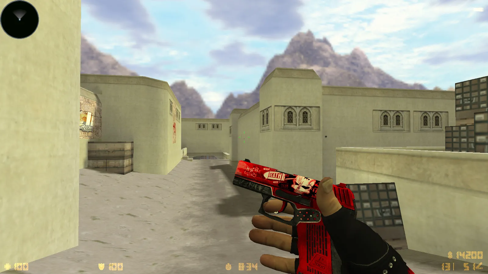 Скриншот  CS 1.6 MegaFrag — сборка с 30 скинами, темной темой меню, звуками и оптимизированным конфигом