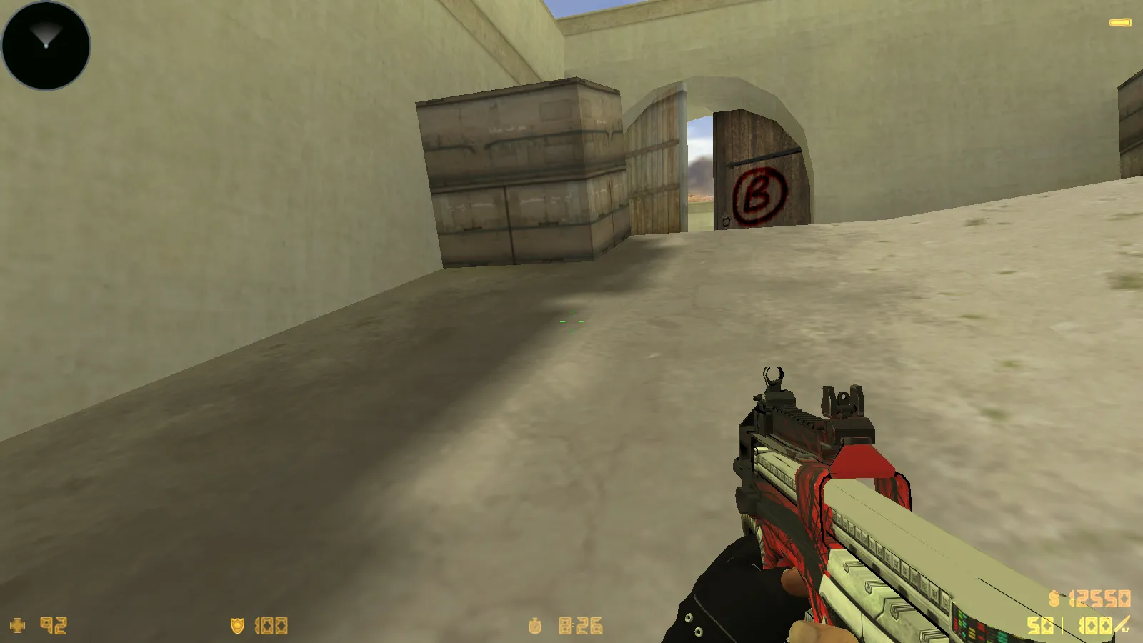 Скриншот  CS 1.6 MegaFrag — сборка с 30 скинами, темной темой меню, звуками и оптимизированным конфигом