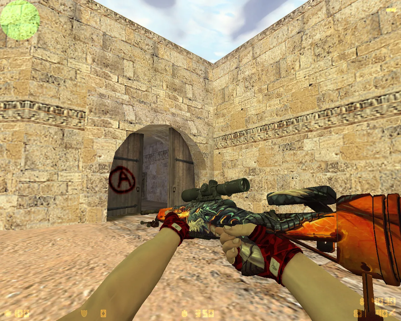 Скриншот  CS 1.6 Mega Skill: скины, графика и оптимизированный конфиг для плавной игры