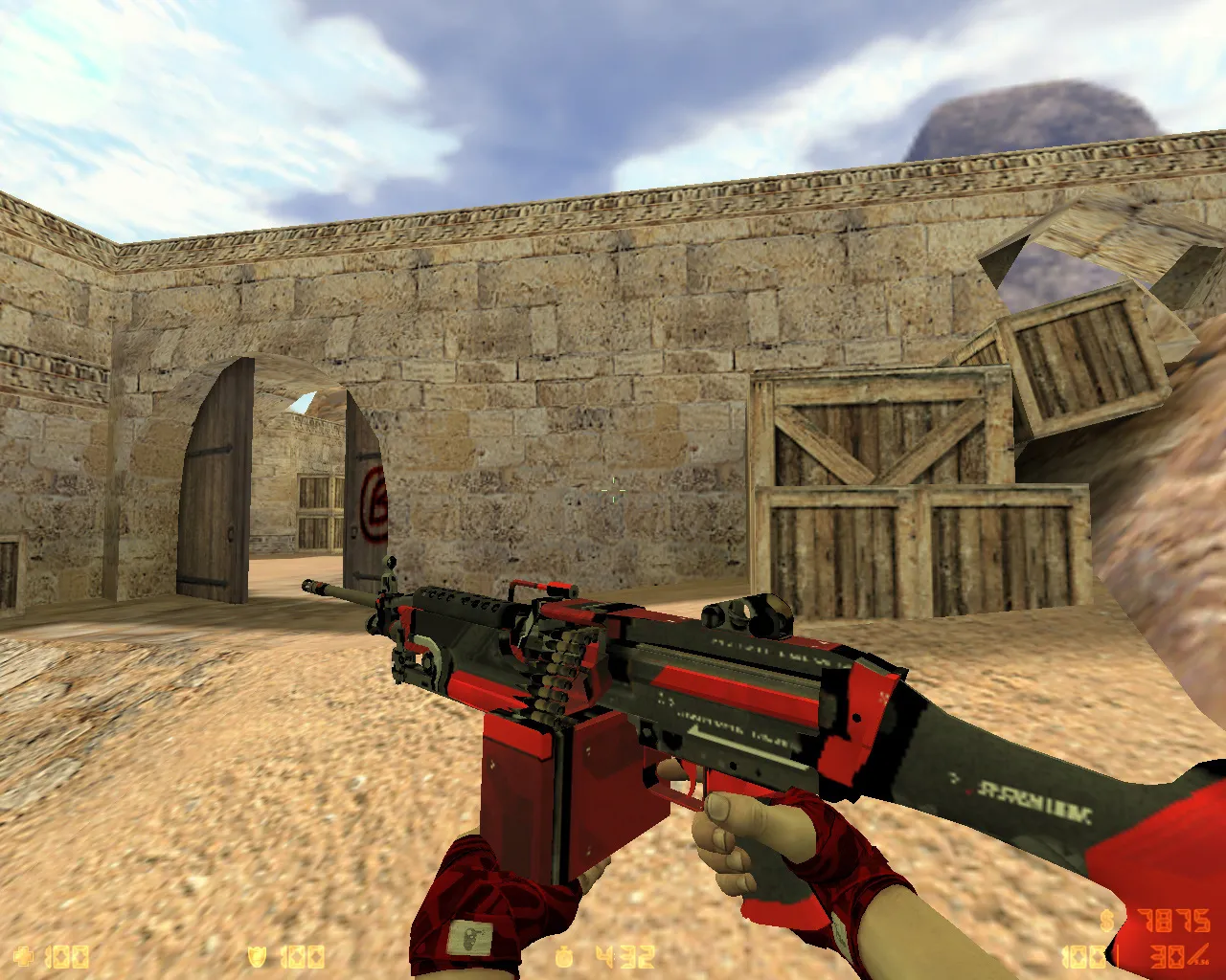 Скриншот  CS 1.6 Mega Skill: скины, графика и оптимизированный конфиг для плавной игры