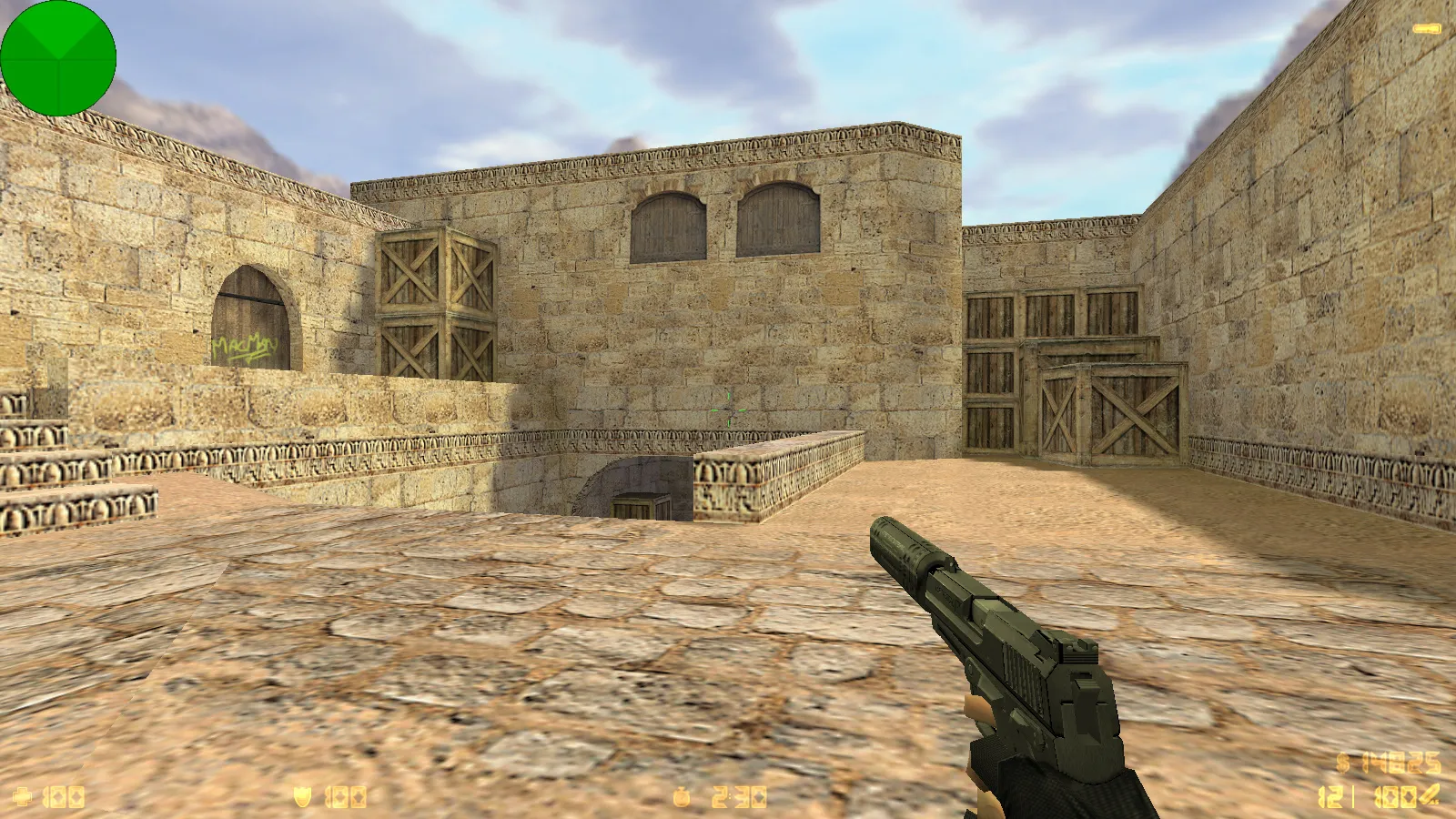 Скриншот  CS 1.6 от Mi-Ki: блогерская сборка, 5 новинок, 26 моделей оружия, оптимизированный конфиг и звуки меню