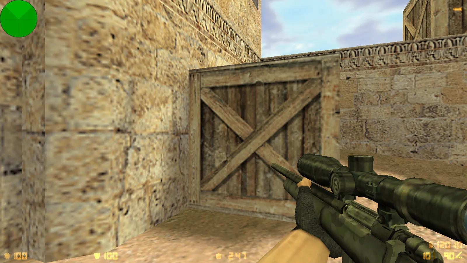 Скриншот  CS 1.6 от Mi-Ki: блогерская сборка, 5 новинок, 26 моделей оружия, оптимизированный конфиг и звуки меню