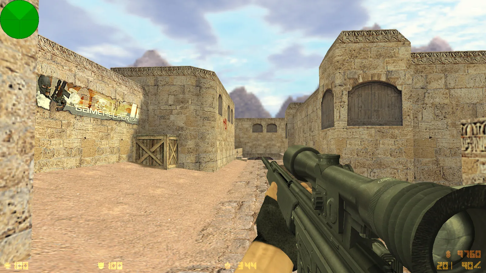 Скриншот  CS 1.6 от Mi-Ki: блогерская сборка, 5 новинок, 26 моделей оружия, оптимизированный конфиг и звуки меню