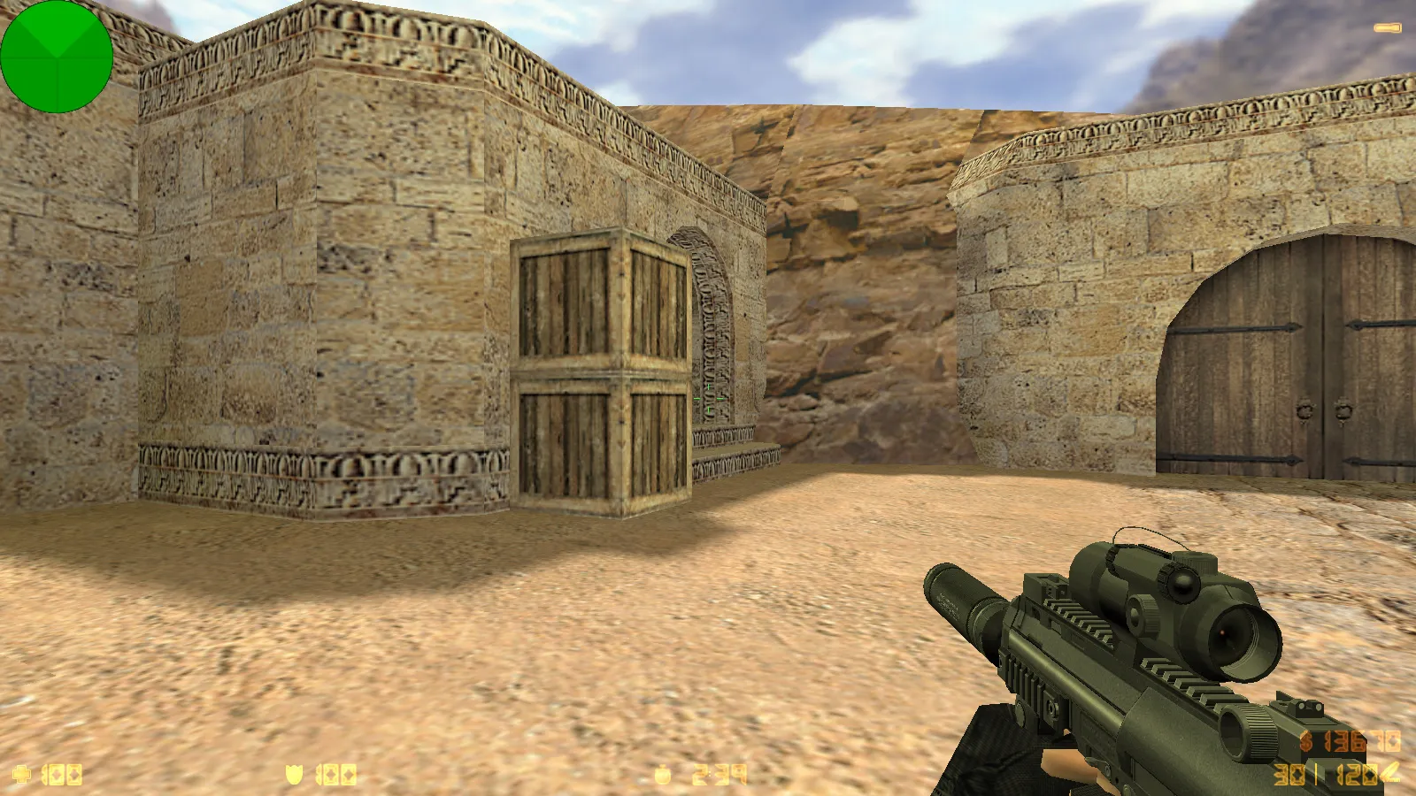 Скриншот  CS 1.6 от Mi-Ki: блогерская сборка, 5 новинок, 26 моделей оружия, оптимизированный конфиг и звуки меню