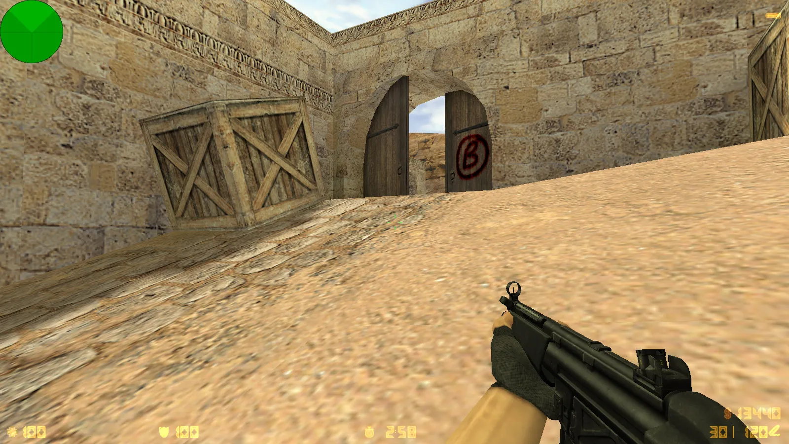 Скриншот  CS 1.6 от Mi-Ki: блогерская сборка, 5 новинок, 26 моделей оружия, оптимизированный конфиг и звуки меню