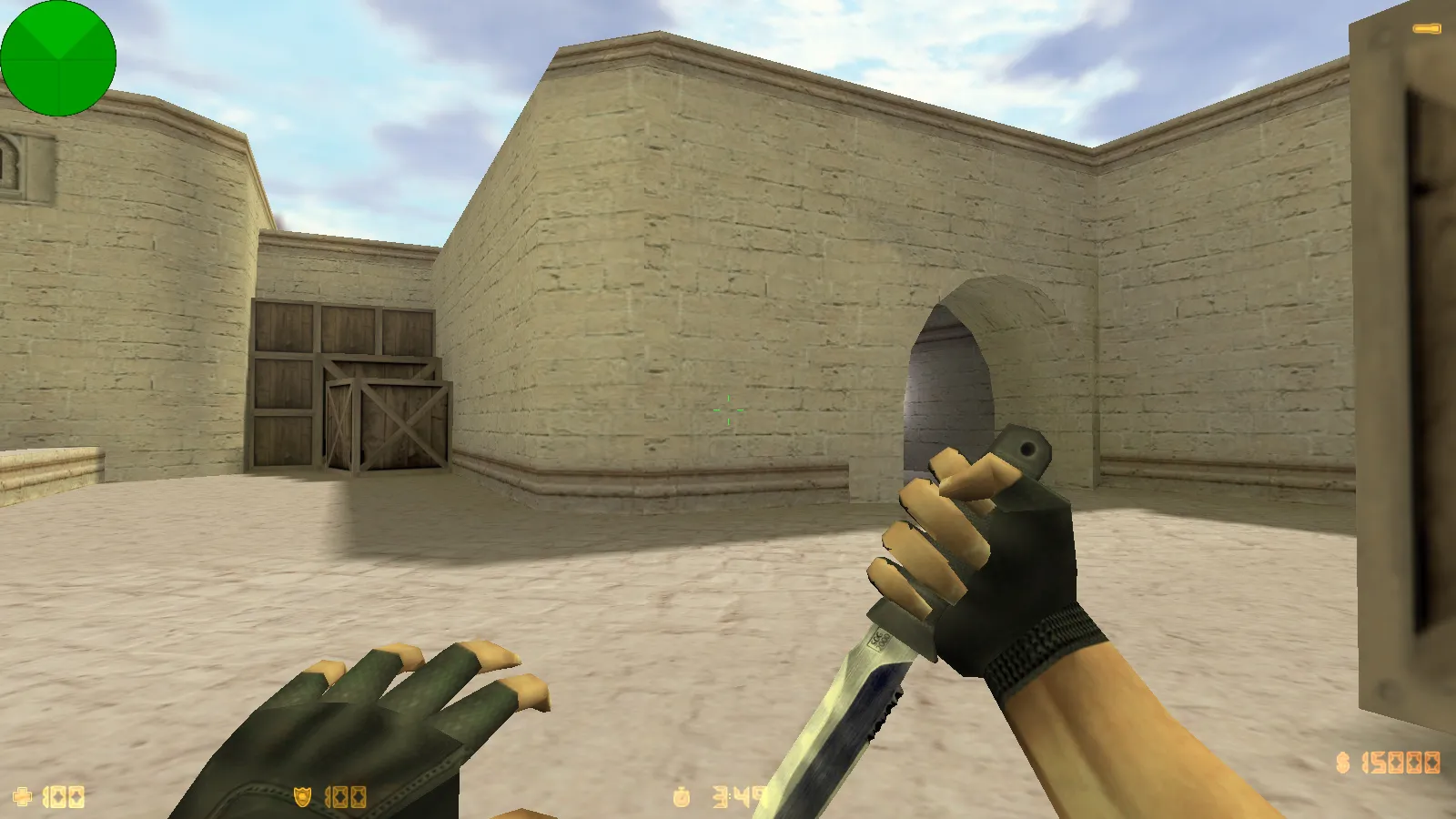 Скриншот CS 1.6 Modern — сборка с 22 HD-моделями оружия, светло-серым меню, звуками и оптимизированным конфигом