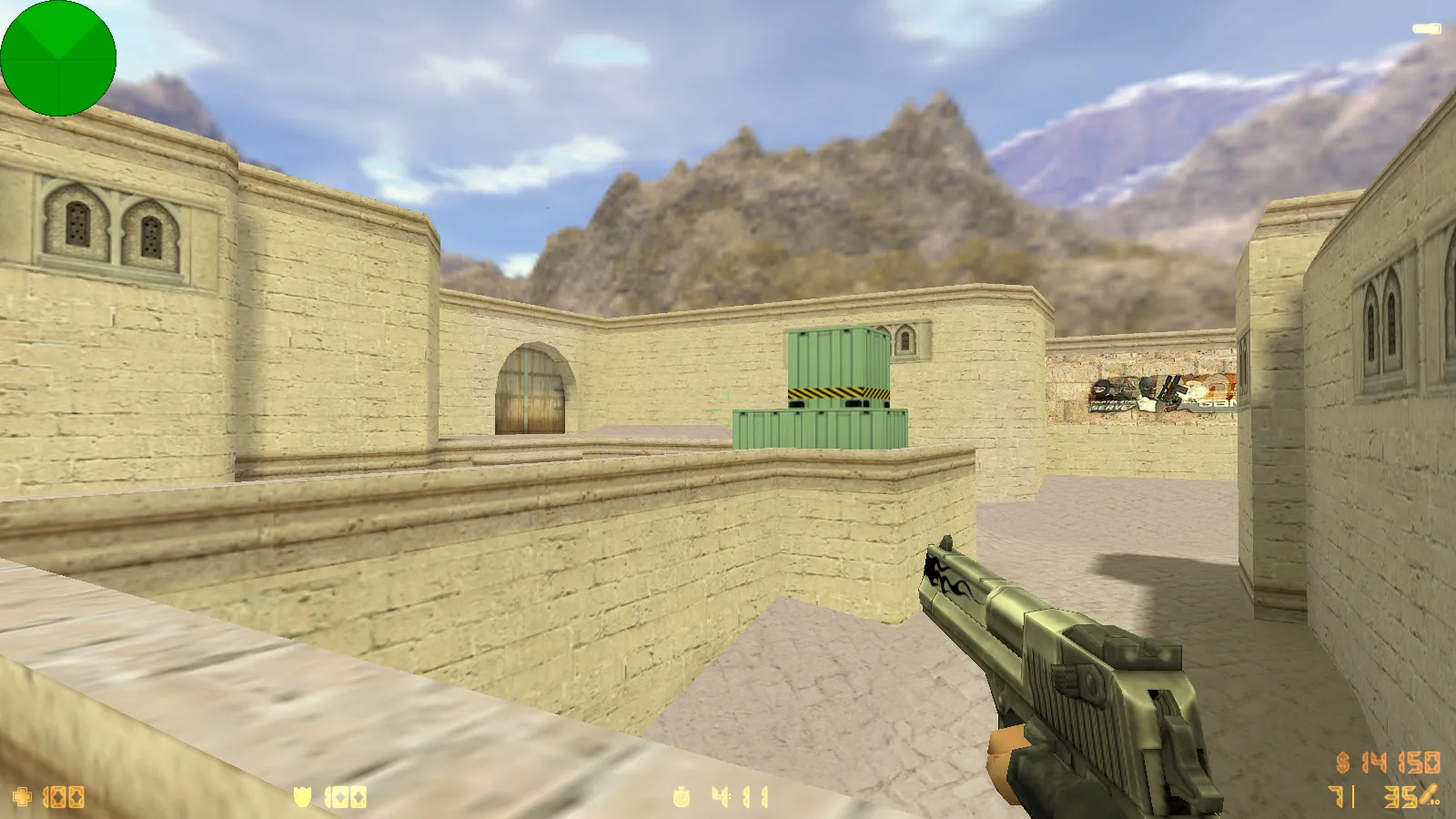 Скриншот  CS 1.6 Modern — сборка с 22 HD-моделями оружия, светло-серым меню, звуками и оптимизированным конфигом