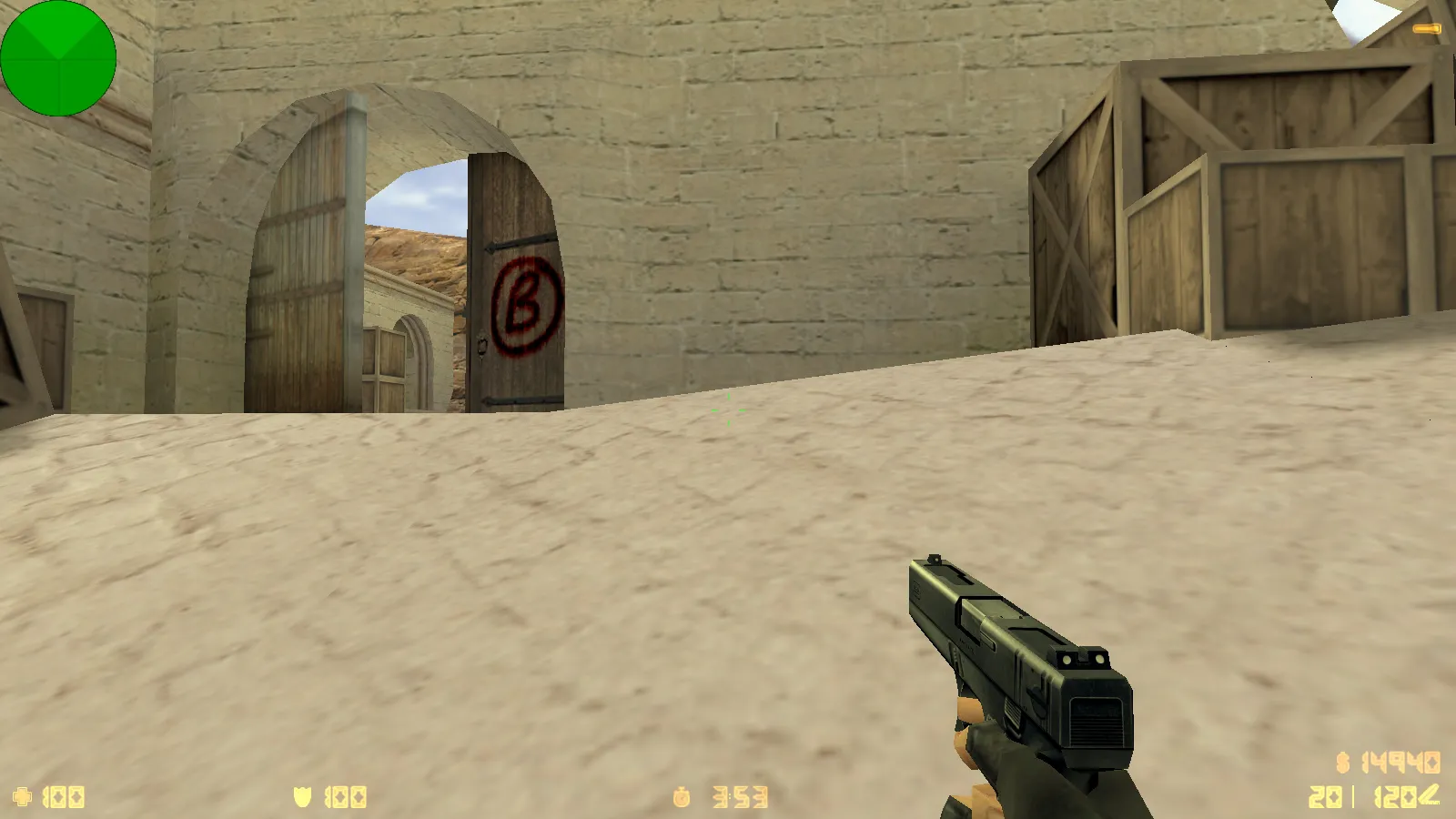 Скриншот  CS 1.6 Modern — сборка с 22 HD-моделями оружия, светло-серым меню, звуками и оптимизированным конфигом