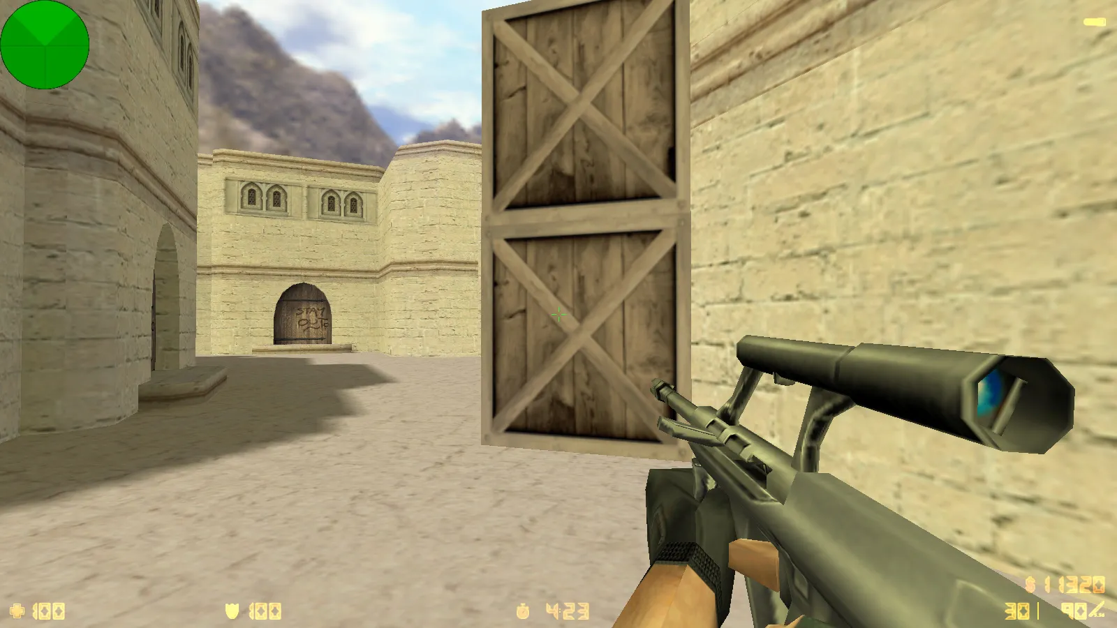 Скриншот  CS 1.6 Modern — сборка с 22 HD-моделями оружия, светло-серым меню, звуками и оптимизированным конфигом