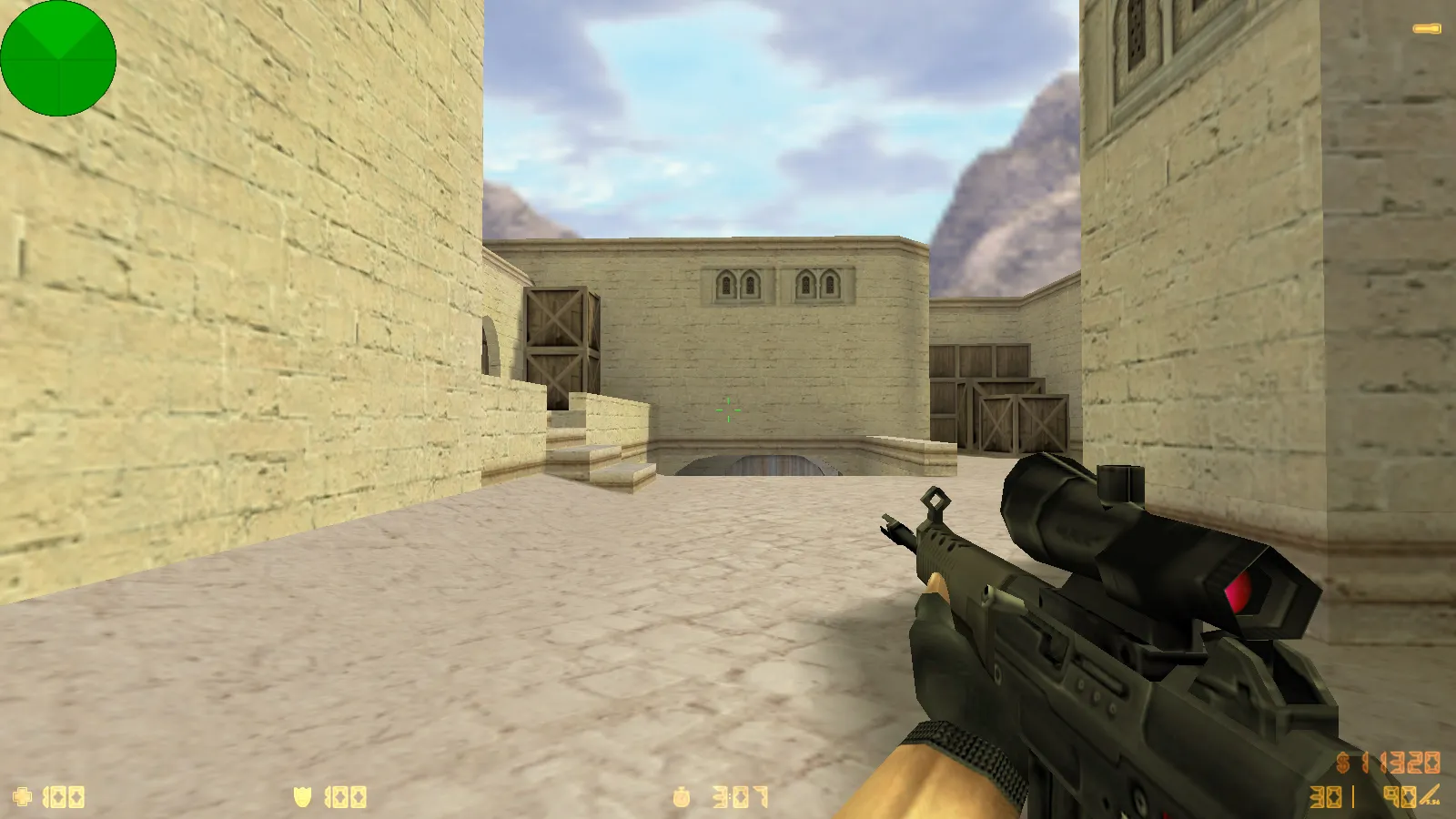 Скриншот  CS 1.6 Modern — сборка с 22 HD-моделями оружия, светло-серым меню, звуками и оптимизированным конфигом