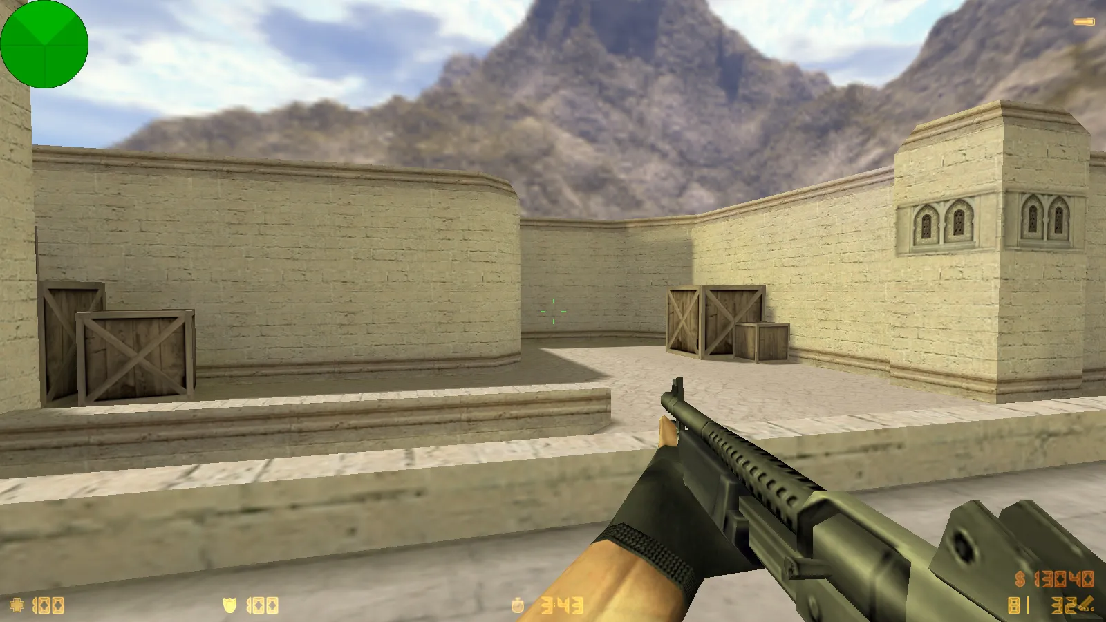 Скриншот  CS 1.6 Modern — сборка с 22 HD-моделями оружия, светло-серым меню, звуками и оптимизированным конфигом