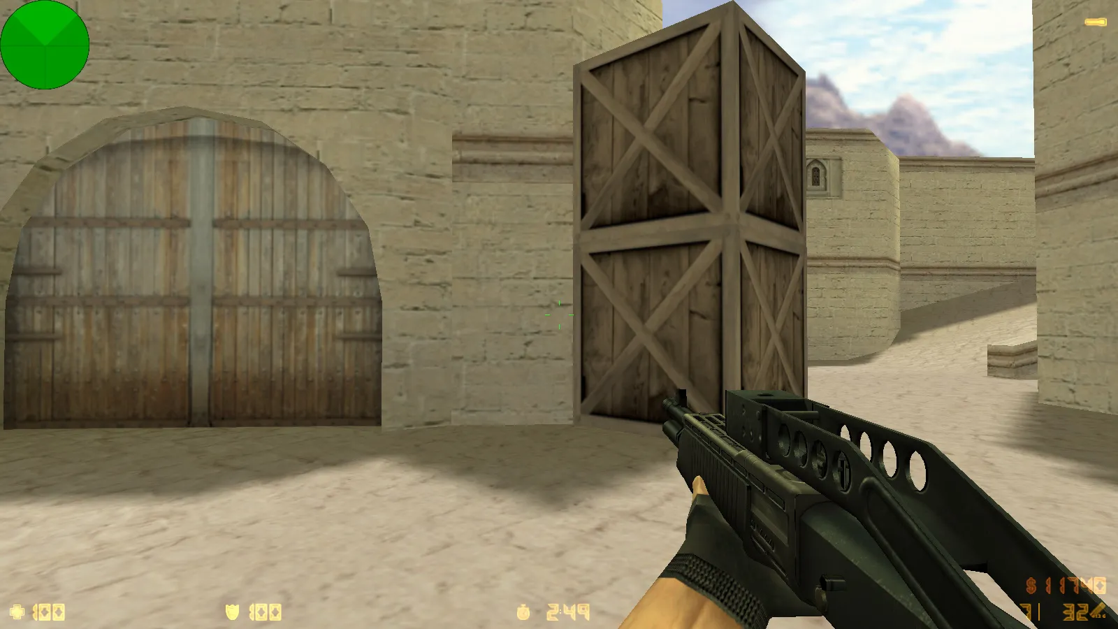 Скриншот  CS 1.6 Modern — сборка с 22 HD-моделями оружия, светло-серым меню, звуками и оптимизированным конфигом