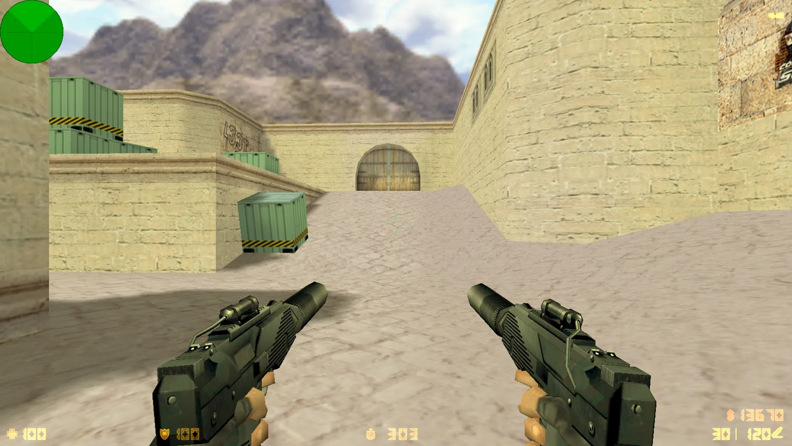 Скриншот  CS 1.6 Modern — сборка с 22 HD-моделями оружия, светло-серым меню, звуками и оптимизированным конфигом