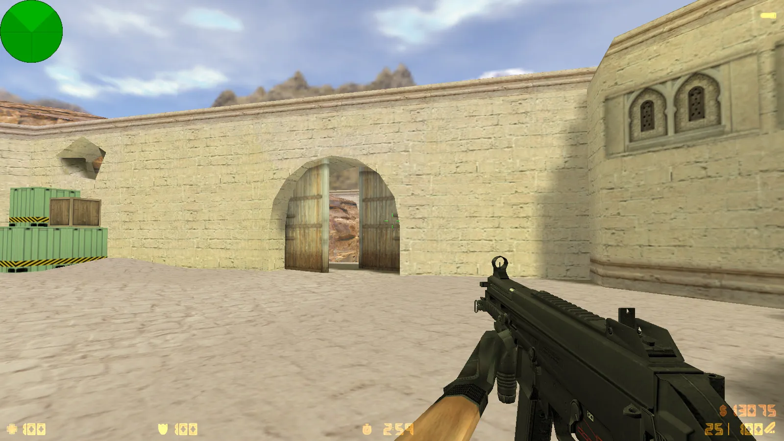 Скриншот  CS 1.6 Modern — сборка с 22 HD-моделями оружия, светло-серым меню, звуками и оптимизированным конфигом