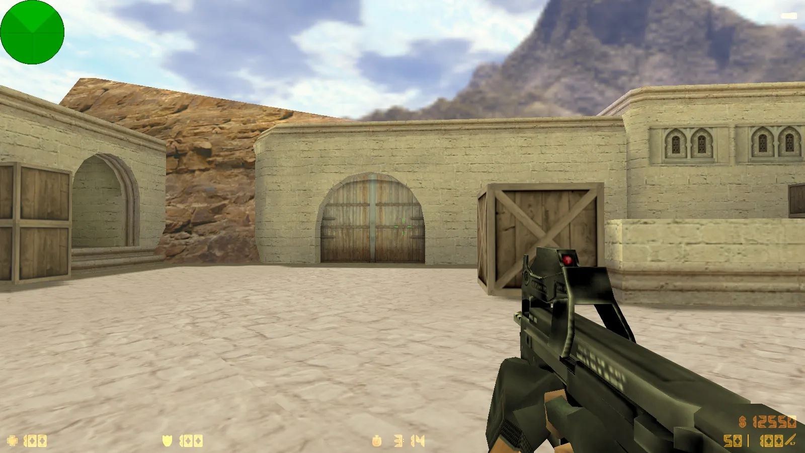 Скриншот  CS 1.6 Modern — сборка с 22 HD-моделями оружия, светло-серым меню, звуками и оптимизированным конфигом