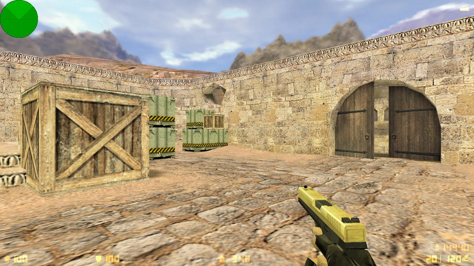 Скриншот  CS 1.6 от Morshteel: блогерская сборка с 16 скинами, синей темой меню и оптимизированным конфигом