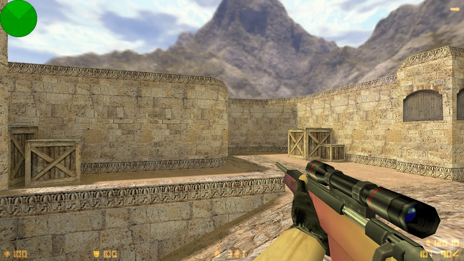 Скриншот  CS 1.6 от Morshteel: блогерская сборка с 16 скинами, синей темой меню и оптимизированным конфигом