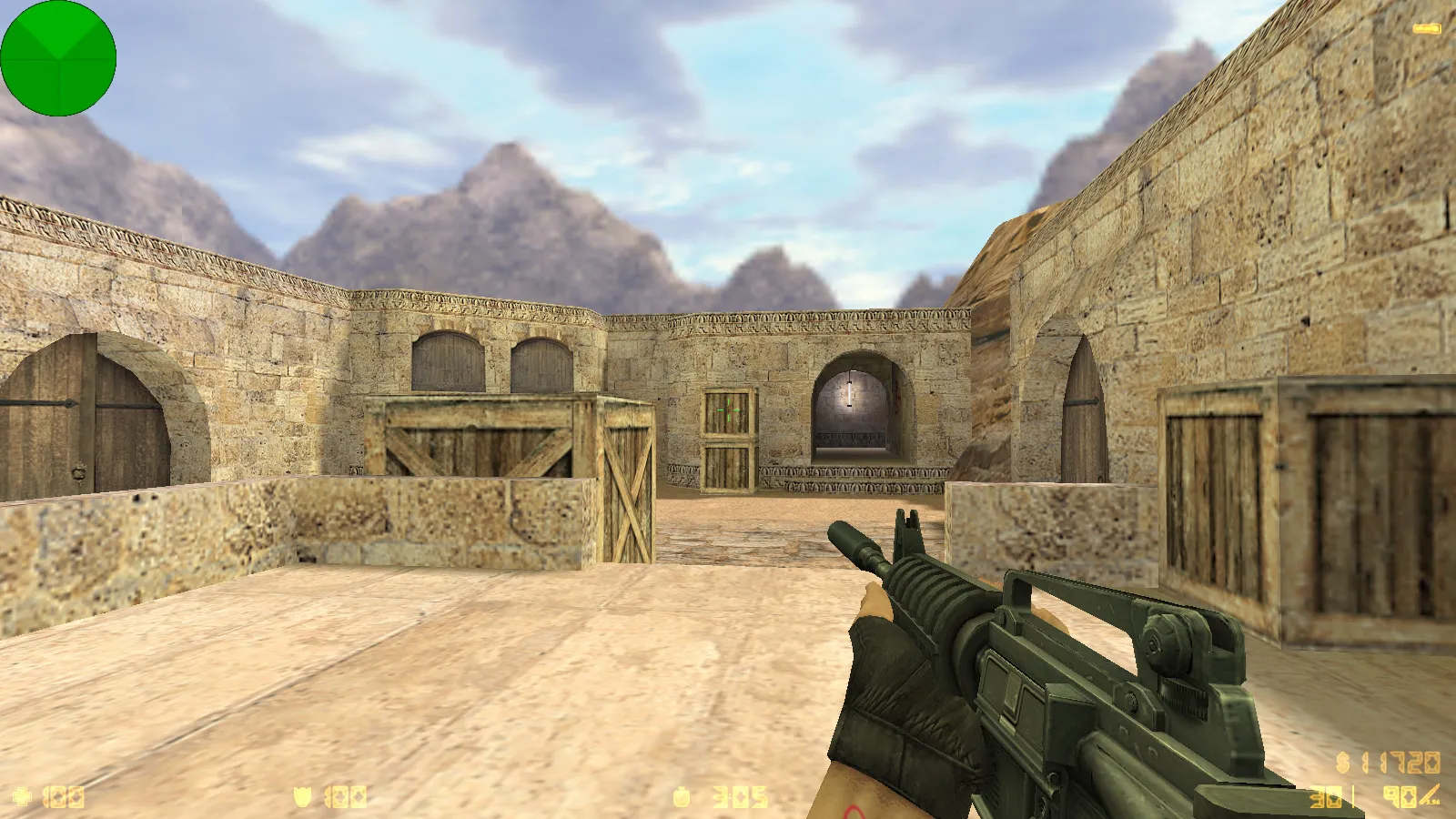 Скриншот CS 1.6 mousesports: скины оружия HD v_ p_ w_ модели, черное меню, логотип и оптимизированный конфиг