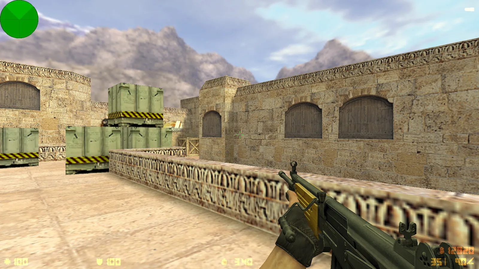 Скриншот  CS 1.6 mousesports: скины оружия HD v_ p_ w_ модели, черное меню, логотип и оптимизированный конфиг