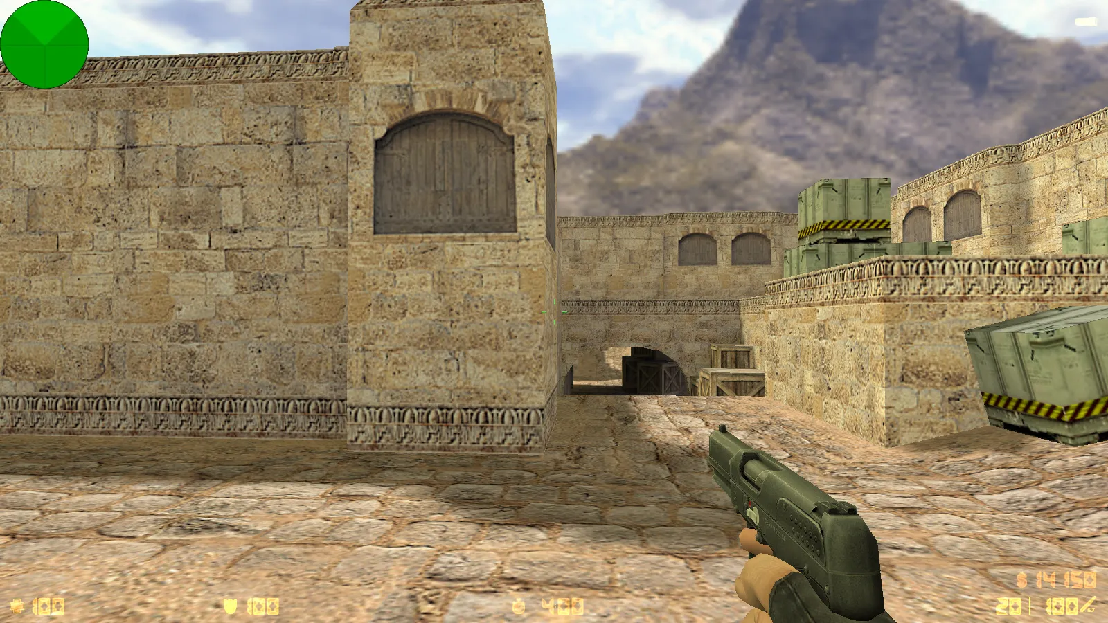 Скриншот  CS 1.6 mousesports: скины оружия HD v_ p_ w_ модели, черное меню, логотип и оптимизированный конфиг