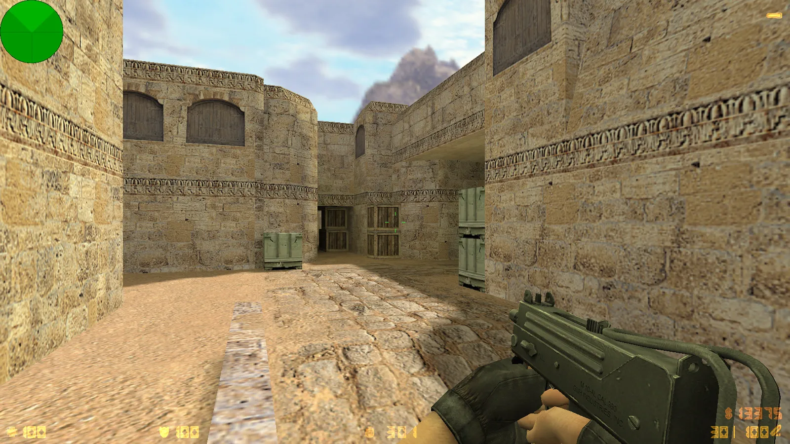 Скриншот  CS 1.6 mousesports: скины оружия HD v_ p_ w_ модели, черное меню, логотип и оптимизированный конфиг