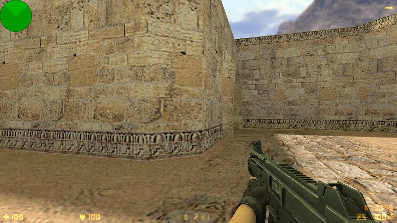 Скриншот  CS 1.6 mousesports: скины оружия HD v_ p_ w_ модели, черное меню, логотип и оптимизированный конфиг