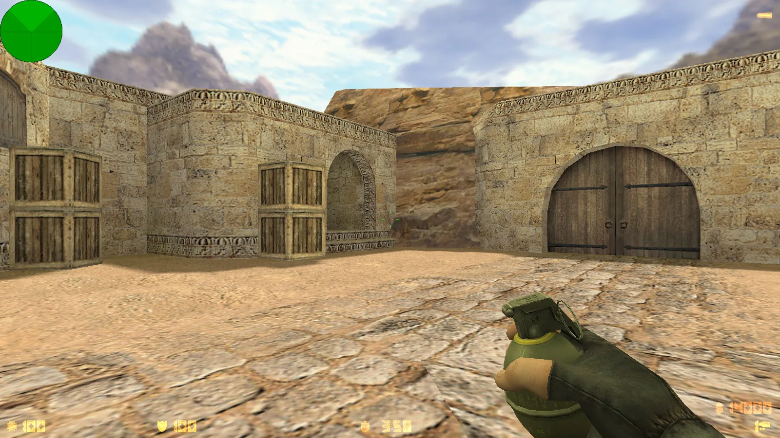 Скриншот  CS 1.6 mousesports: скины оружия HD v_ p_ w_ модели, черное меню, логотип и оптимизированный конфиг