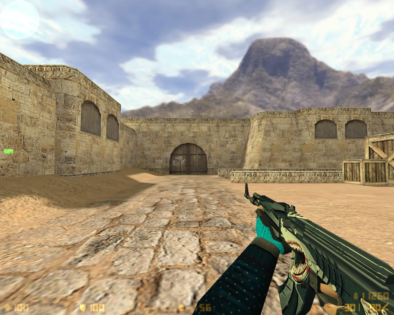 Скриншот CS 1.6 от MrFlagMan: 7 правок, пак скинов оружия, модели игроков, оптимизированный конфиг и меню-музыка