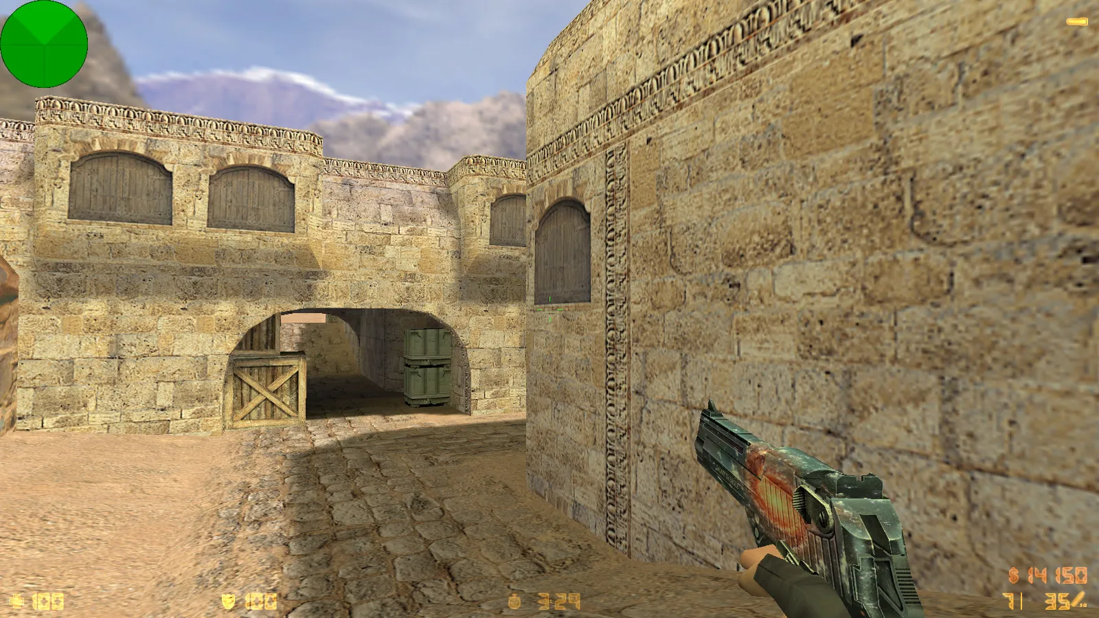 Скриншот  CS 1.6 от muravei top: блогерская сборка с 8 модами, 30 скинами оружия, красные/синие модели и оптимизированный config