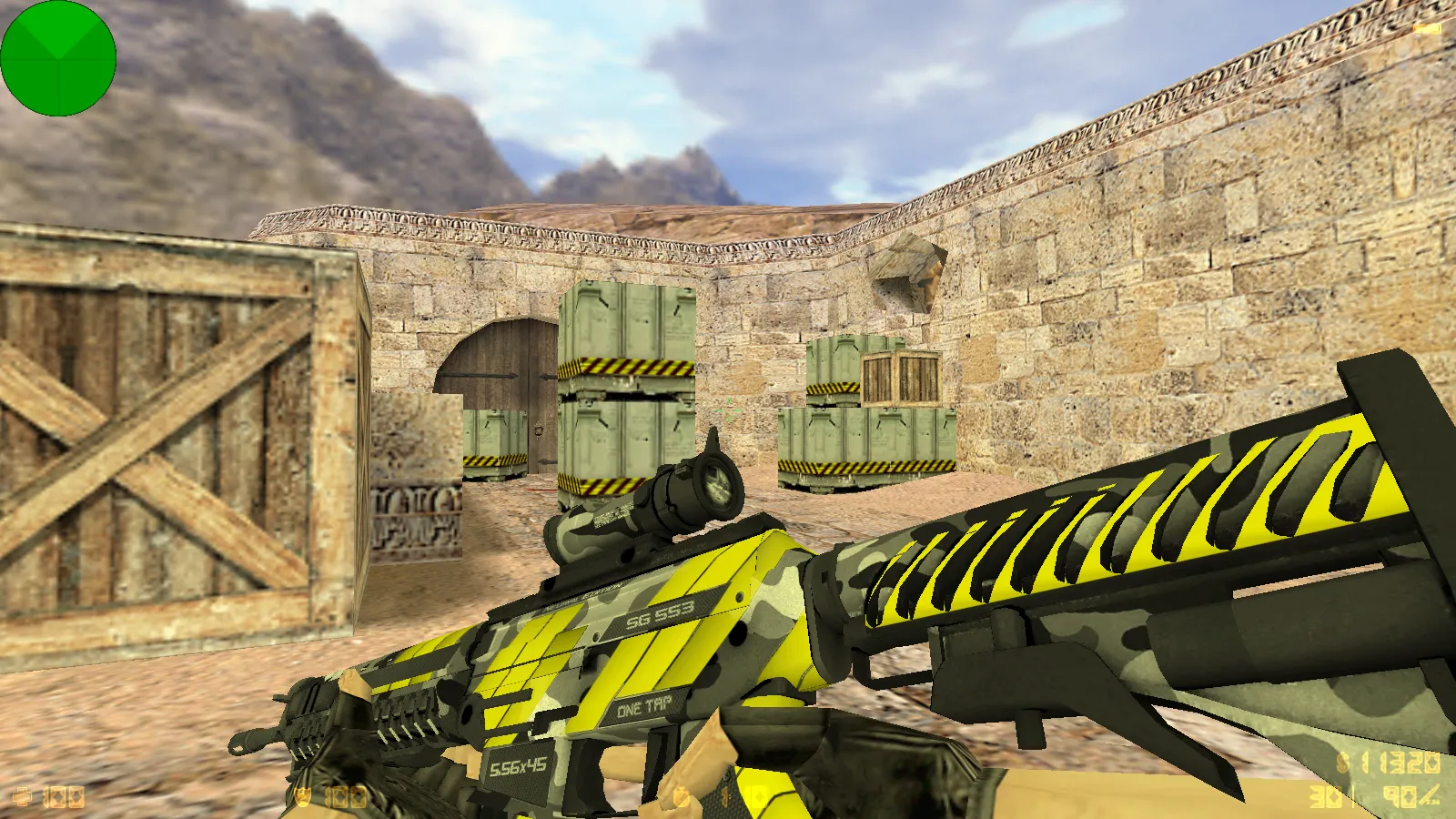 Скриншот  CS 1.6 от muravei top: блогерская сборка с 8 модами, 30 скинами оружия, красные/синие модели и оптимизированный config